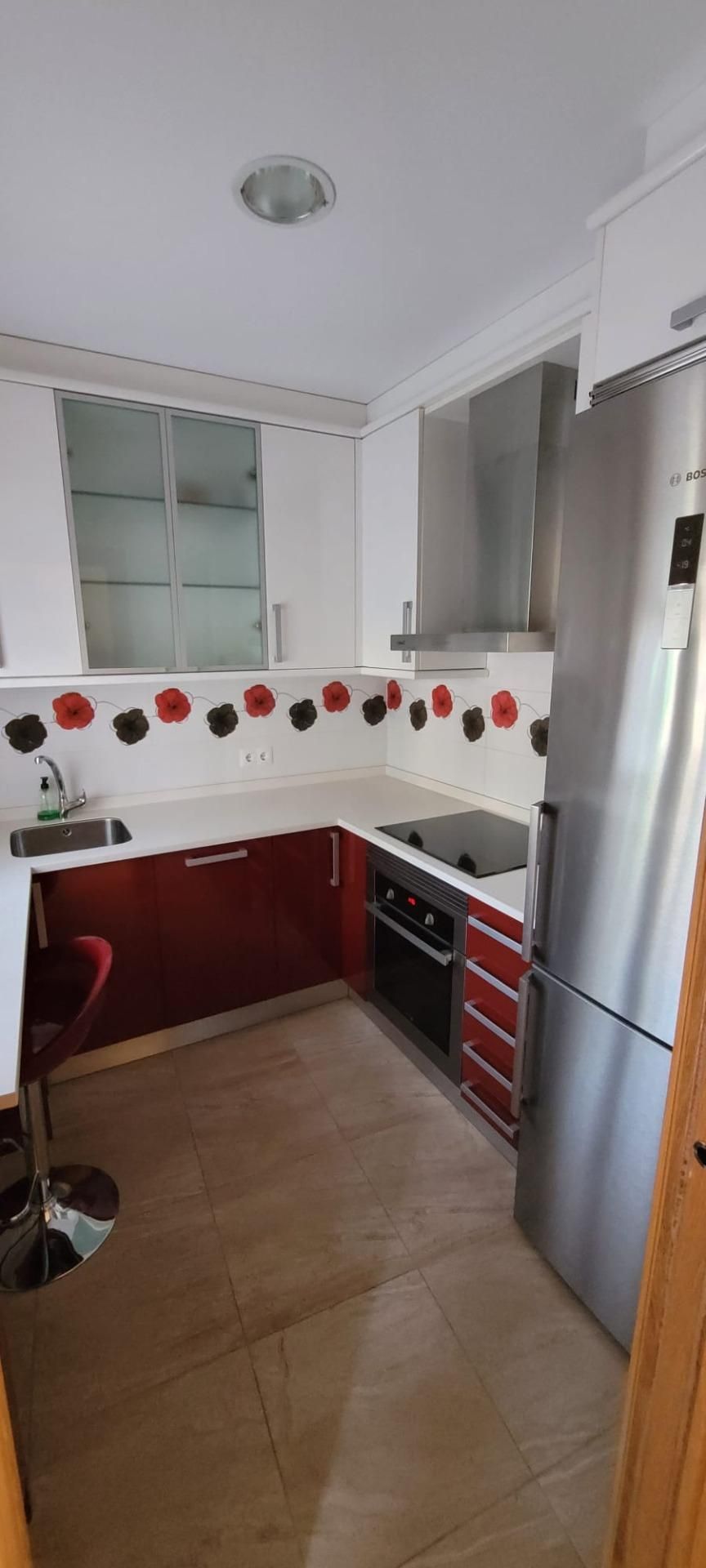 Kitchen of Single-family semi-detached to rent in Torres de la Alameda  with Air Conditioner