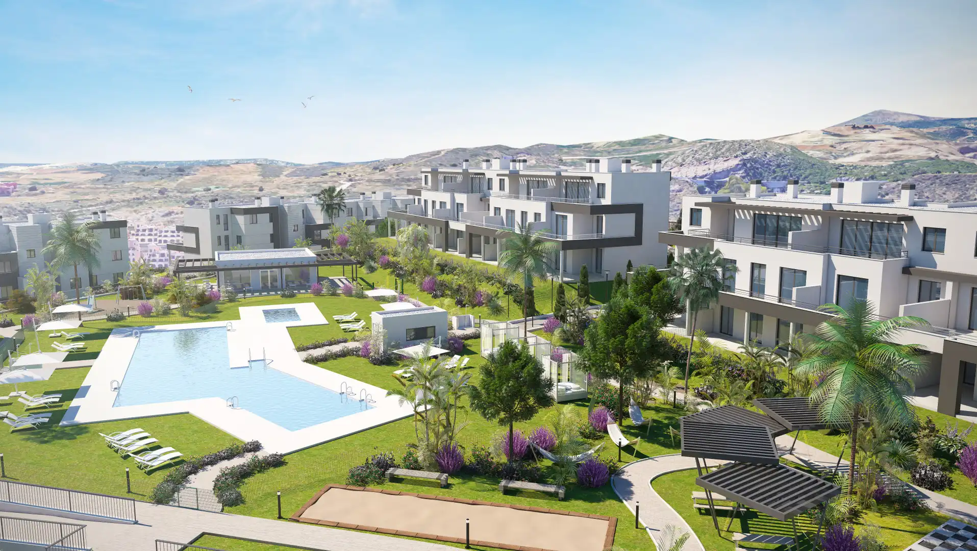 Vista exterior de Apartamento en venta en Marbella con Aire acondicionado, Terraza y Piscina