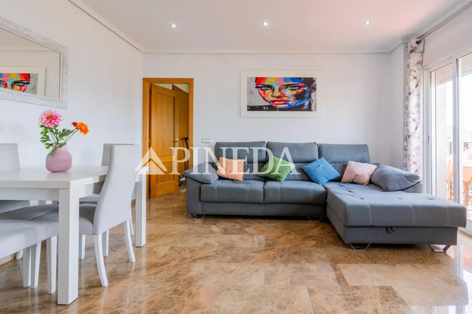 Living room of Flat for sale in Puçol  with Air Conditioner and Balcony