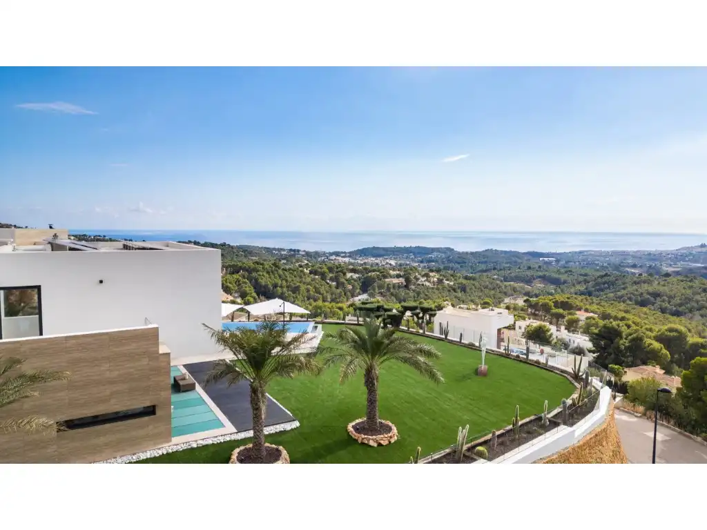 Vista exterior de Casa o chalet en venta en Altea con Aire acondicionado, Calefacción y Jardín privado