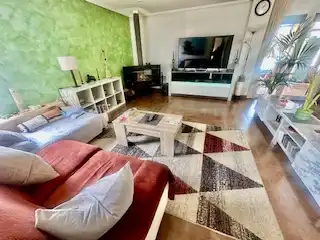 Living room of Houses for rent in Villaquilambre  with Heating, Private garden and Parquet flooring
