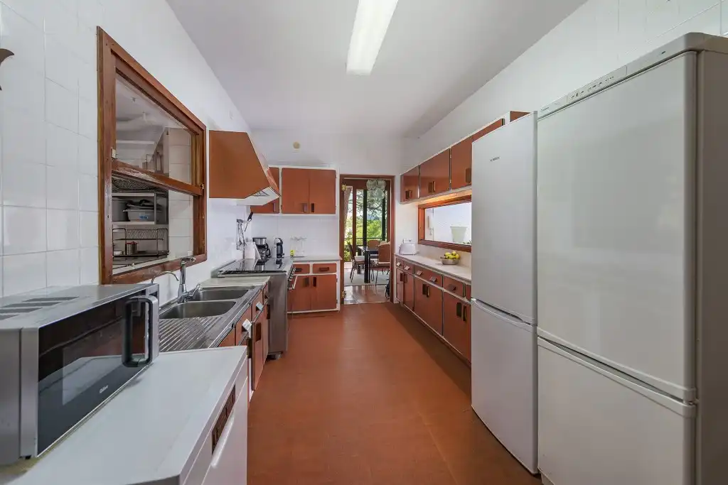 Cuina de Casa o xalet en venda en Alcúdia amb Jardí privat, Terrassa i Piscina