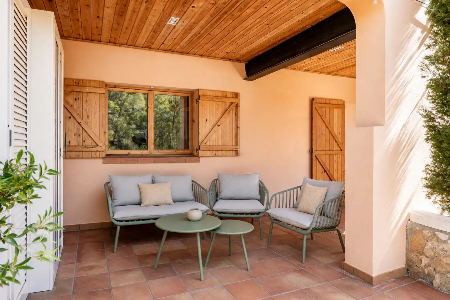 Terraza de Casa o chalet en venta en Olivella con Aire acondicionado, Calefacción y Jardín privado