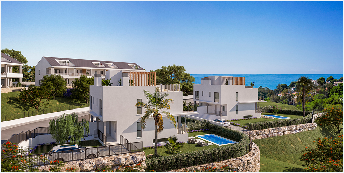 Vista exterior de Apartament en venda en Benalmádena amb Calefacció, Terrassa i Piscina