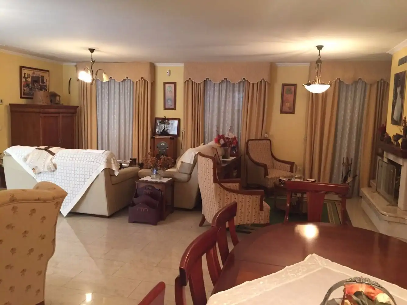Sala de estar de Casa adosada en venta en Melilla con Aire acondicionado, Jardín privado y Terraza
