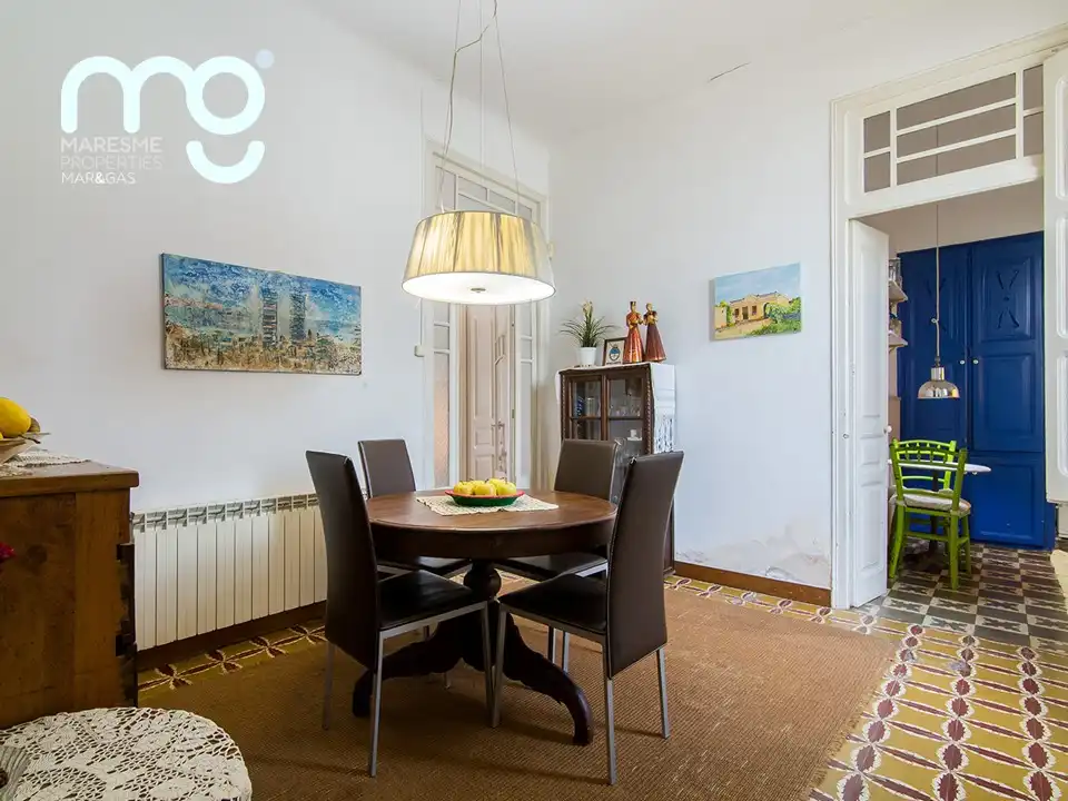 Esszimmer von Country house zum Verkauf in Vilassar de Mar mit Heizung, Privatgarten und Schwimmbad