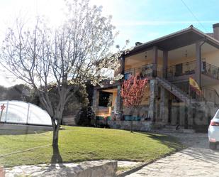 Exterior view of House or chalet for sale in Valdemanco  with Terrace, Swimming Pool and Balcony