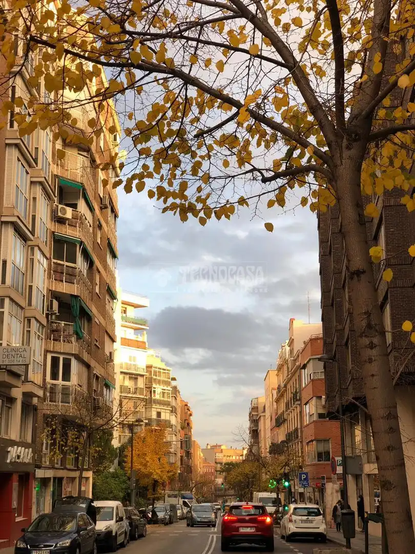 Vista exterior de Piso en venta en Madrid con Calefacción y Parquet