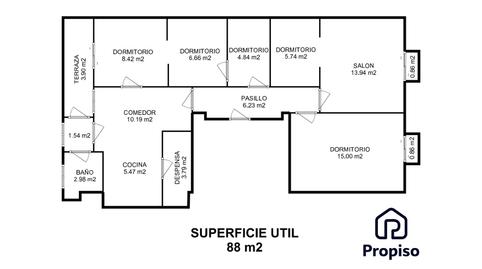 Foto 2 de Pis en venda a La Magdalena, Zaragoza