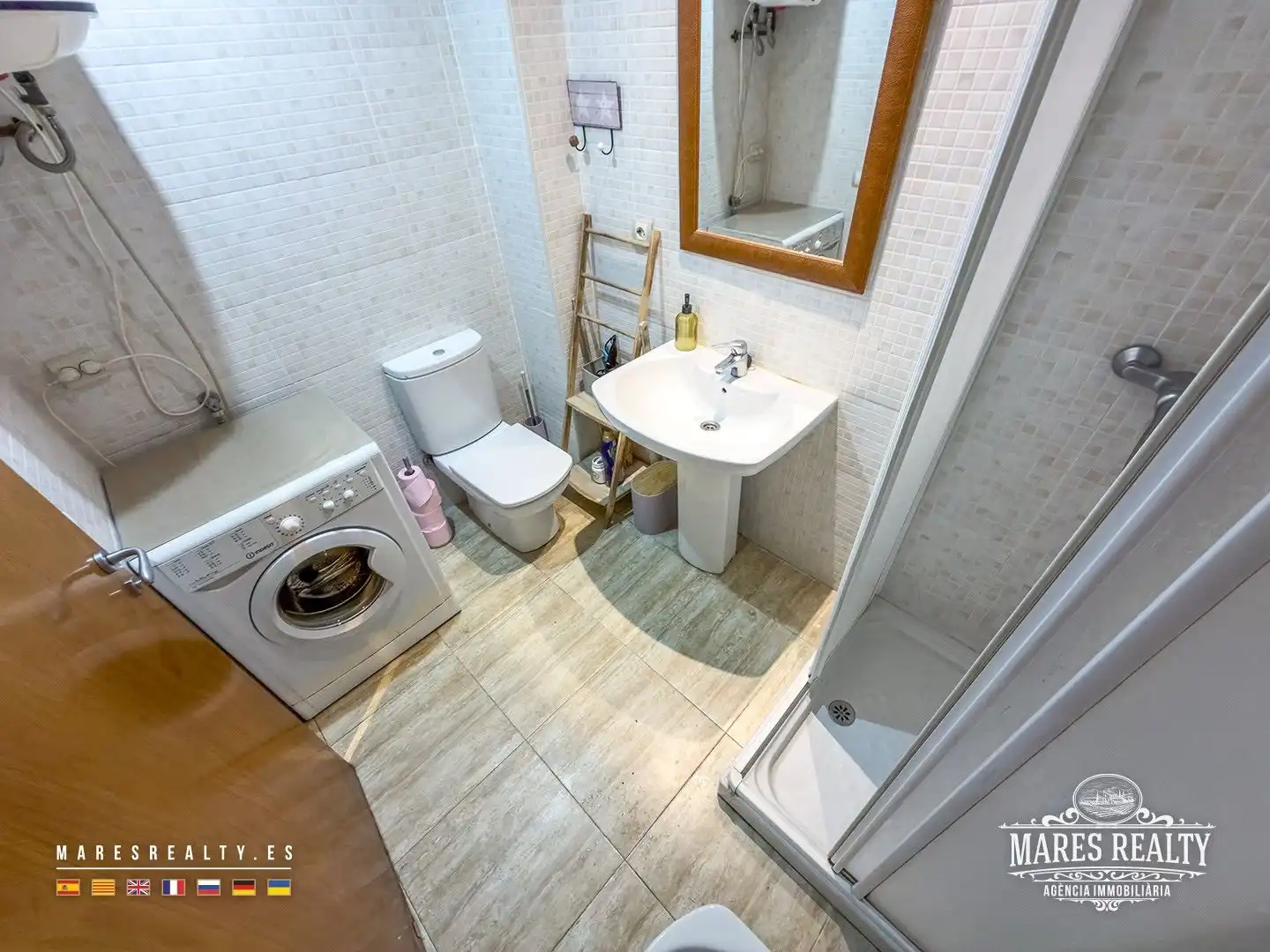 Bathroom of Flat for sale in Lloret de Mar  with Air Conditioner and Heating