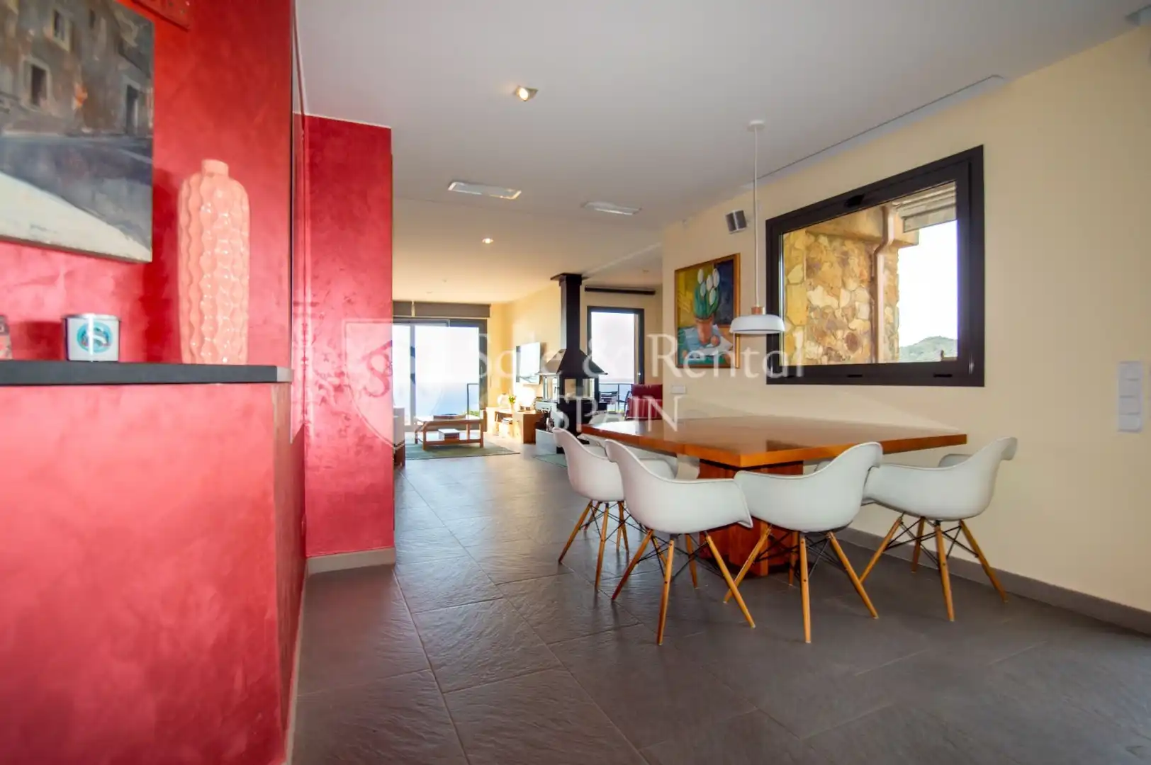 Dining room of Houses for sale in Tossa de Mar  with Air Conditioner, Heating and Private garden