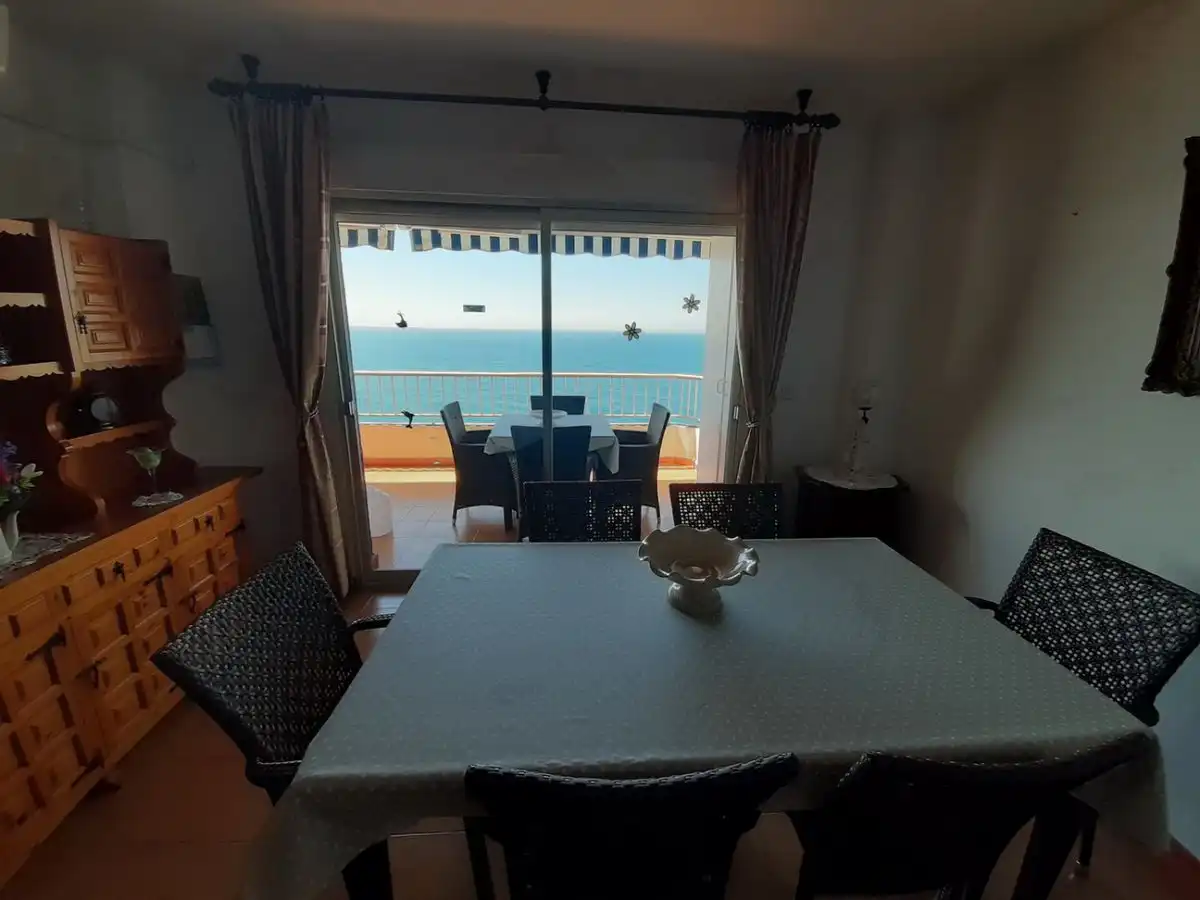 Comedor de Piso de alquiler en Almuñécar con Aire acondicionado, Terraza y Piscina