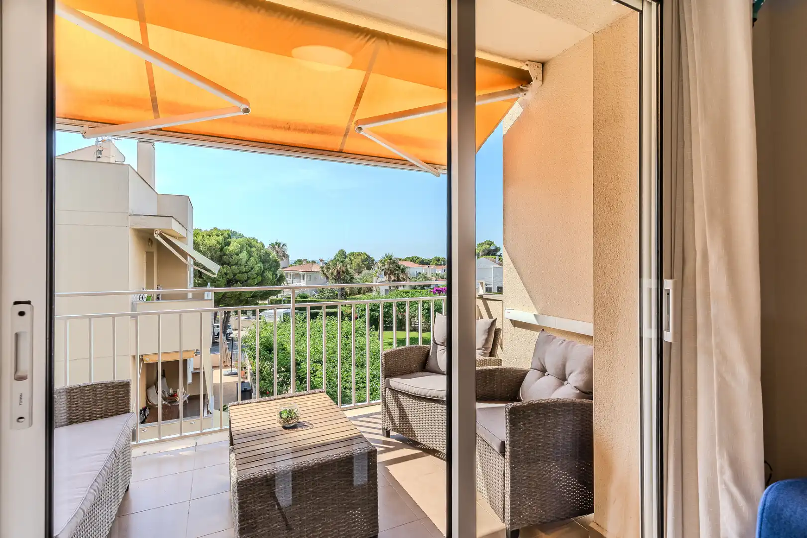 Terraza de Piso en venta en L'Ampolla con Aire acondicionado, Calefacción y Jardín privado