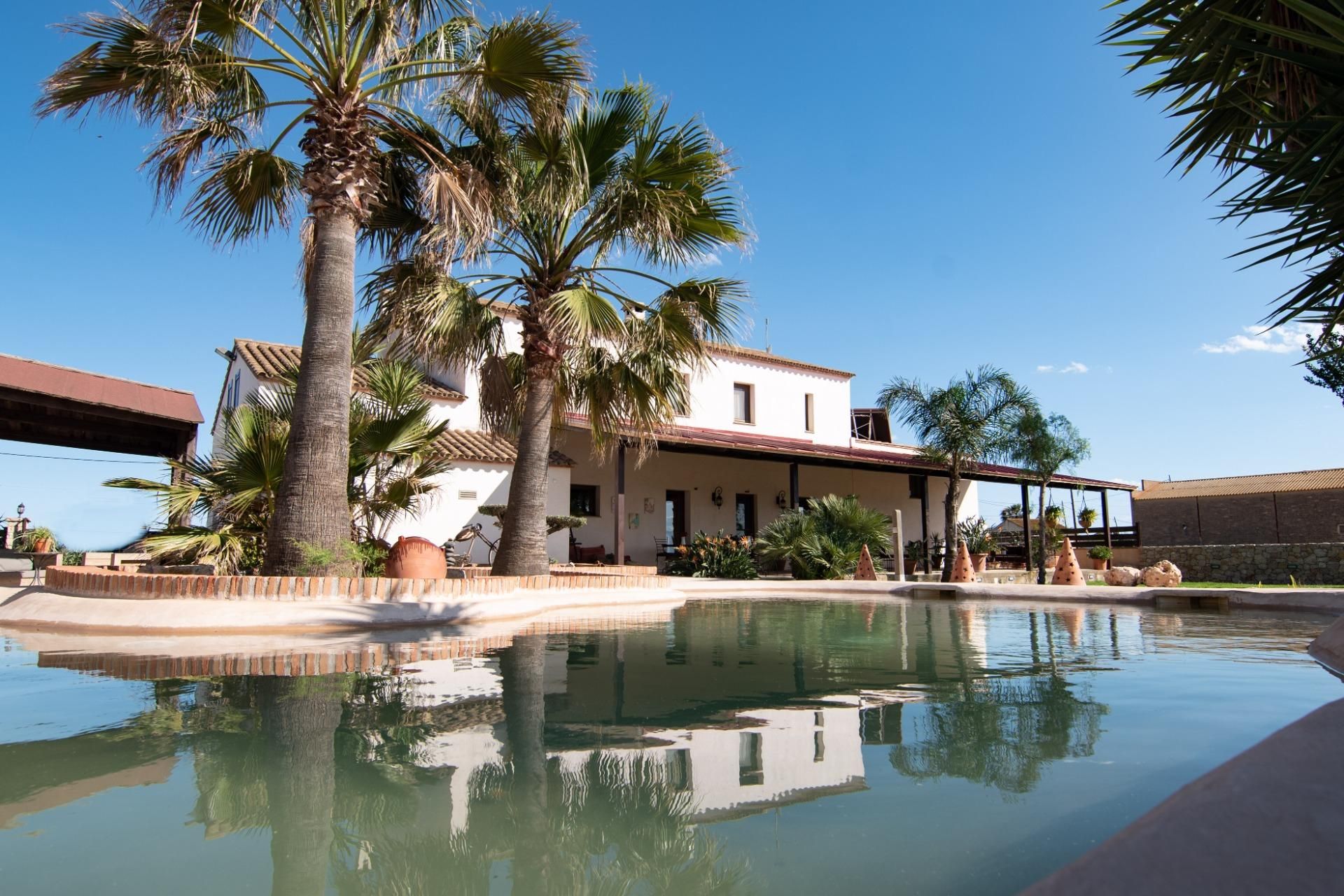Swimming pool of Country house for sale in Deltebre  with Air Conditioner, Heating and Private garden