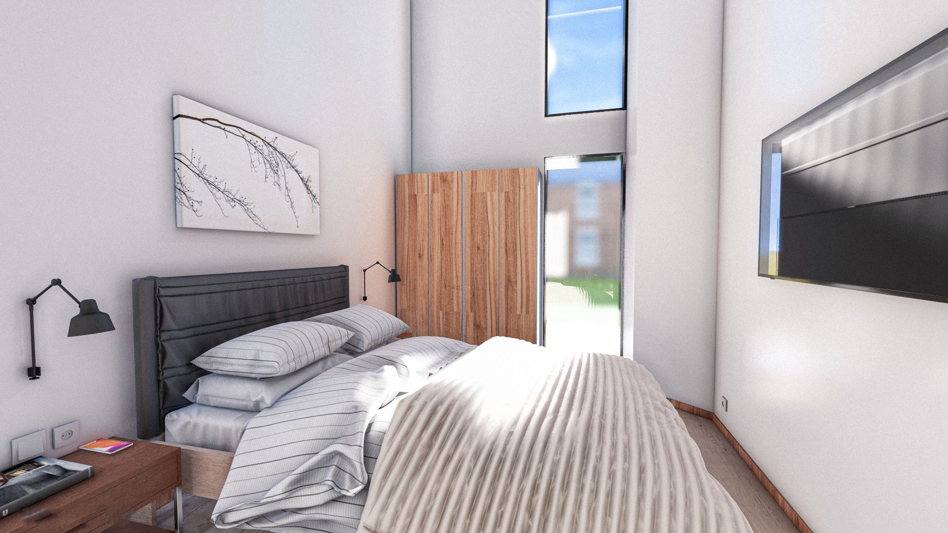 Bedroom of Duplex for sale in  Barcelona Capital  with Air Conditioner, Heating and Oven