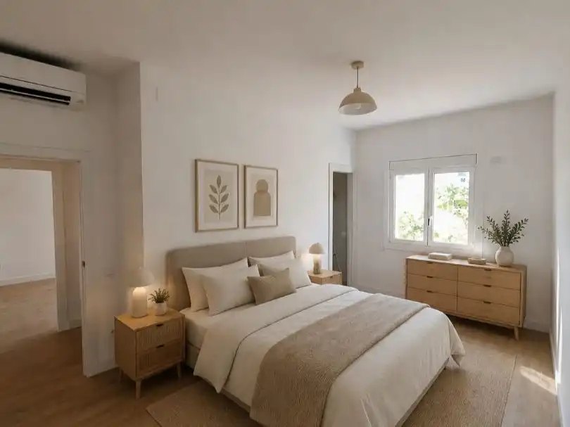 Bedroom of Flat for sale in  Barcelona Capital  with Air Conditioner, Terrace and Balcony
