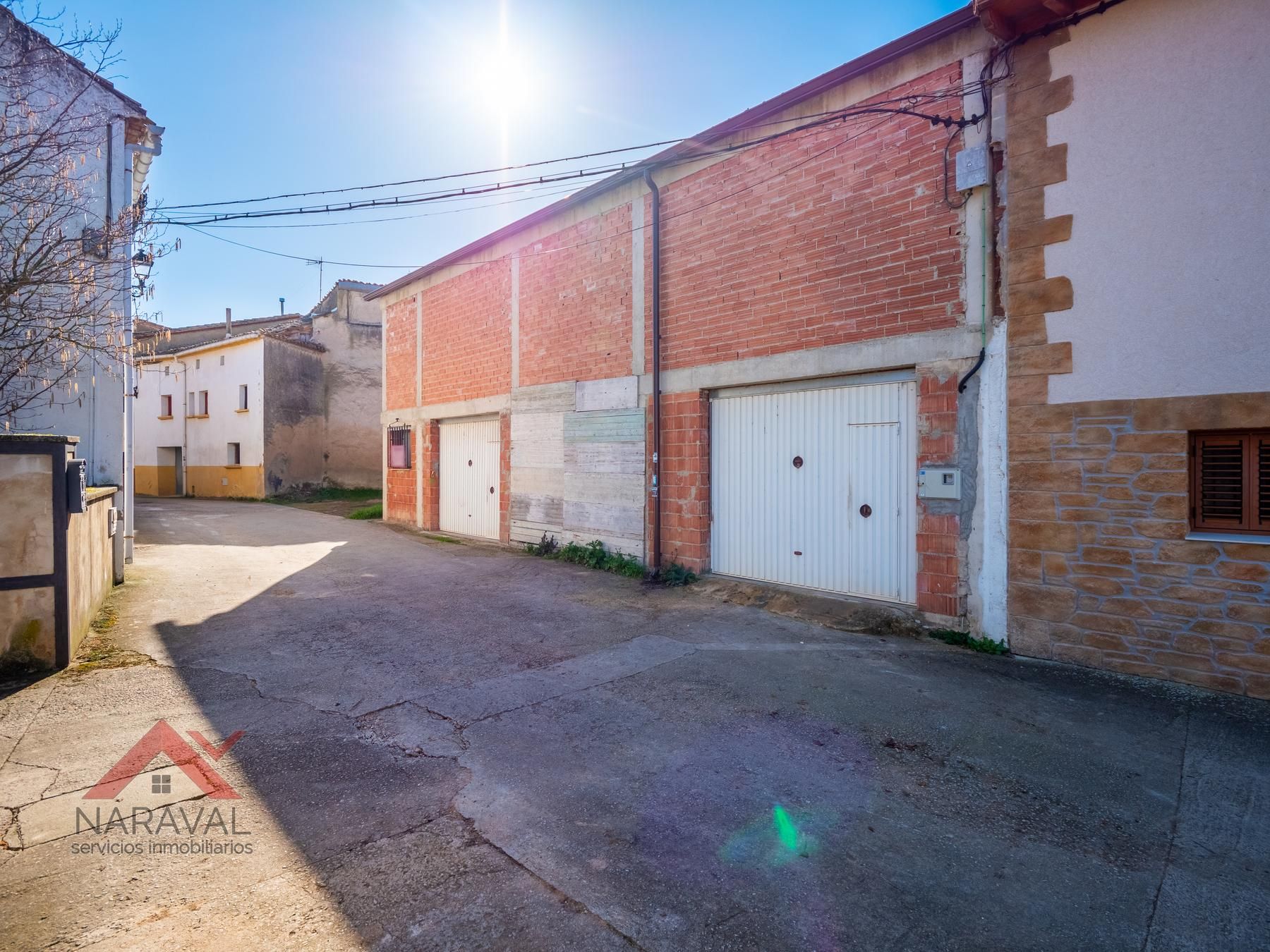 Exterior view of Single-family semi-detached for sale in Mendaza  with Storage room