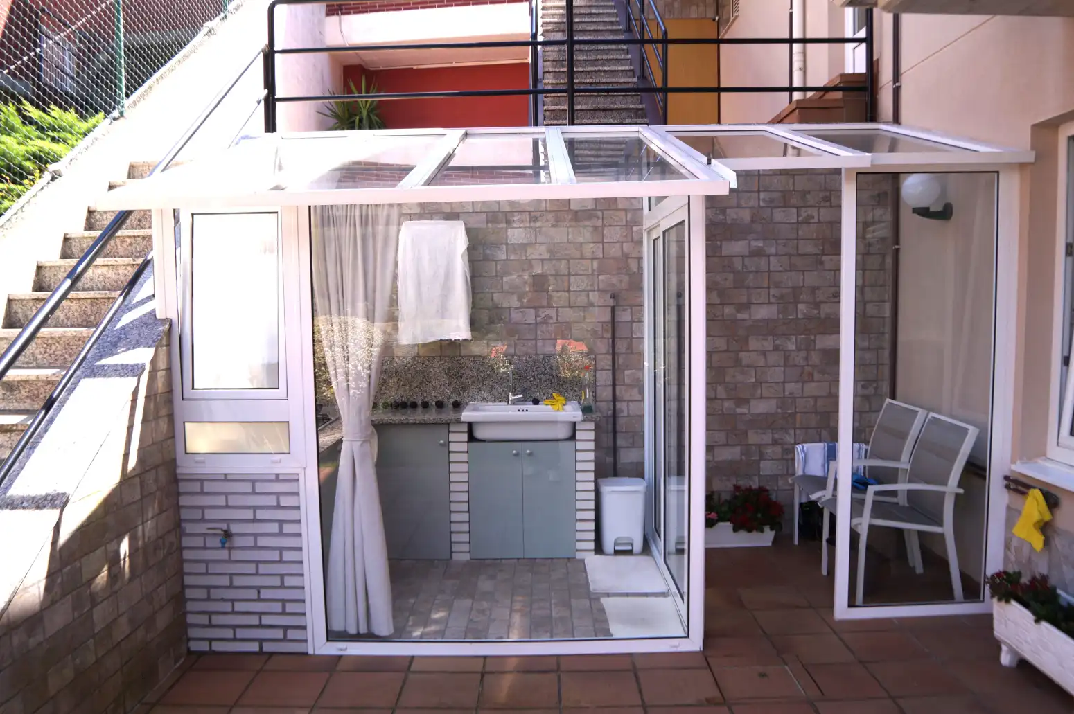 Terrassa de Casa o xalet en venda en Medio Cudeyo amb Calefacció, Jardí privat i Terrassa