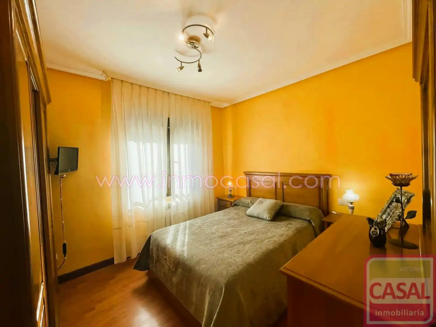 Bedroom of Flat for sale in Mieres (Asturias)  with Heating, Storage room and Furnished