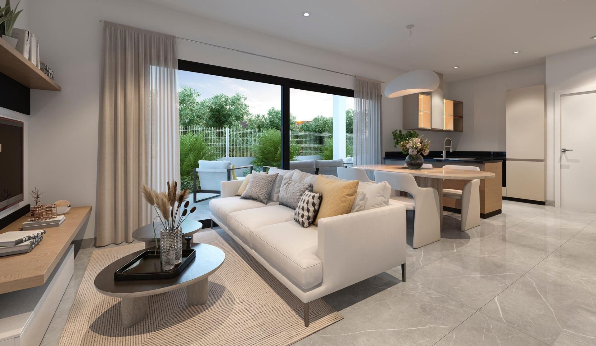Sala de estar de Casa o chalet en venta en Elche / Elx con Jardín privado, Terraza y Balcón