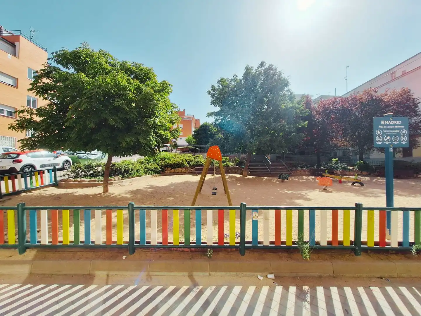 Terraza de Piso de alquiler en Madrid con Aire acondicionado, Calefacción y Parquet