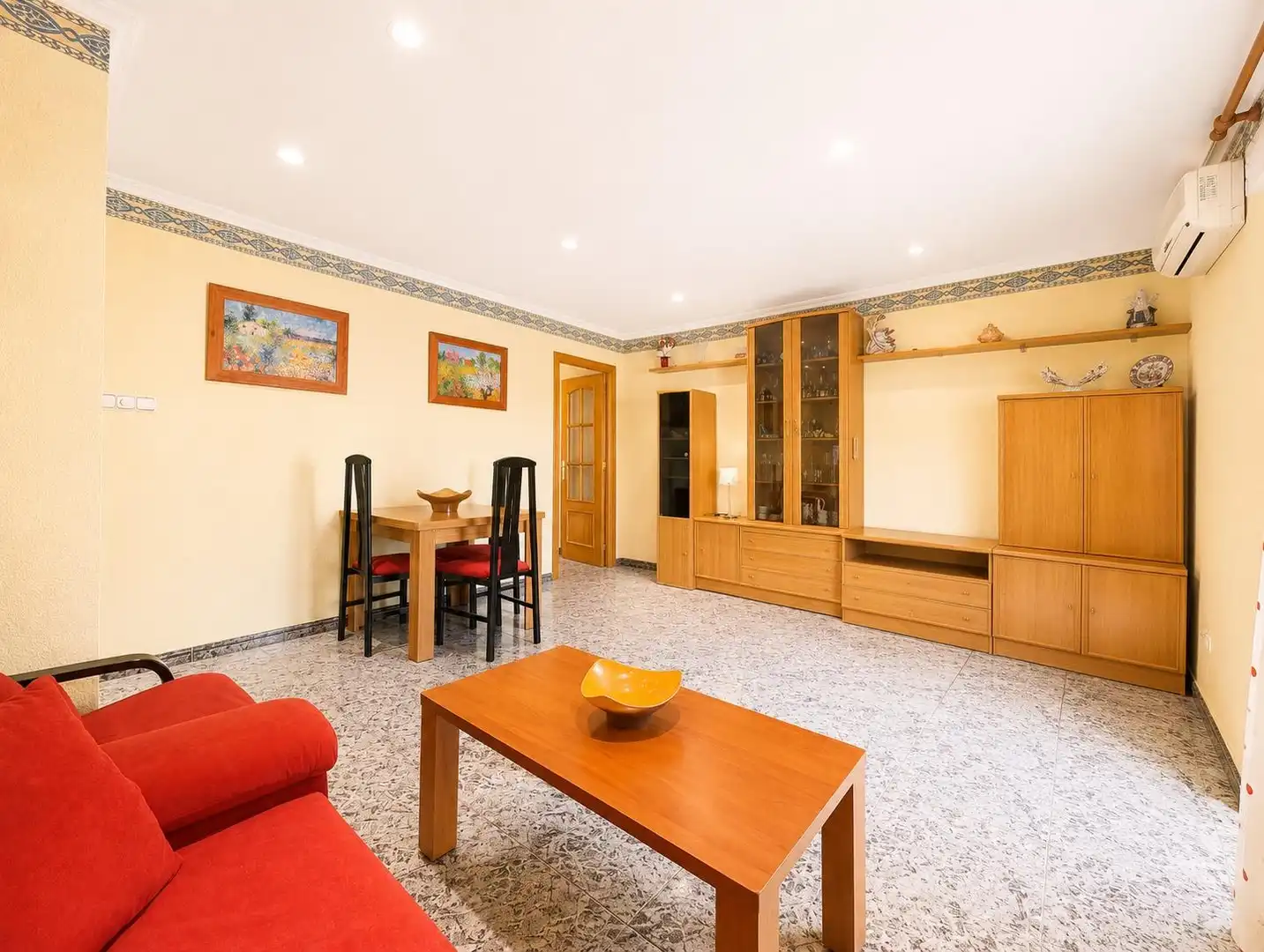 Sala de estar de Apartamento en venta en Elche / Elx con Aire acondicionado y Amueblado