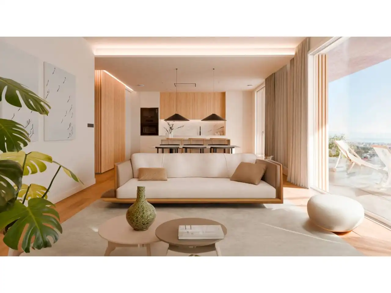 Living room of Flat for sale in Sitges  with Air Conditioner, Heating and Private garden