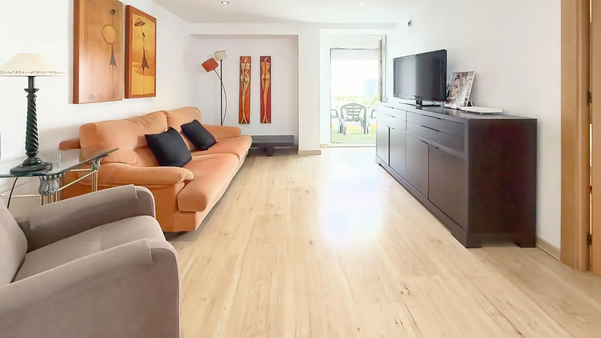 Living room of Attic for sale in Benidorm  with Air Conditioner, Heating and Parquet flooring