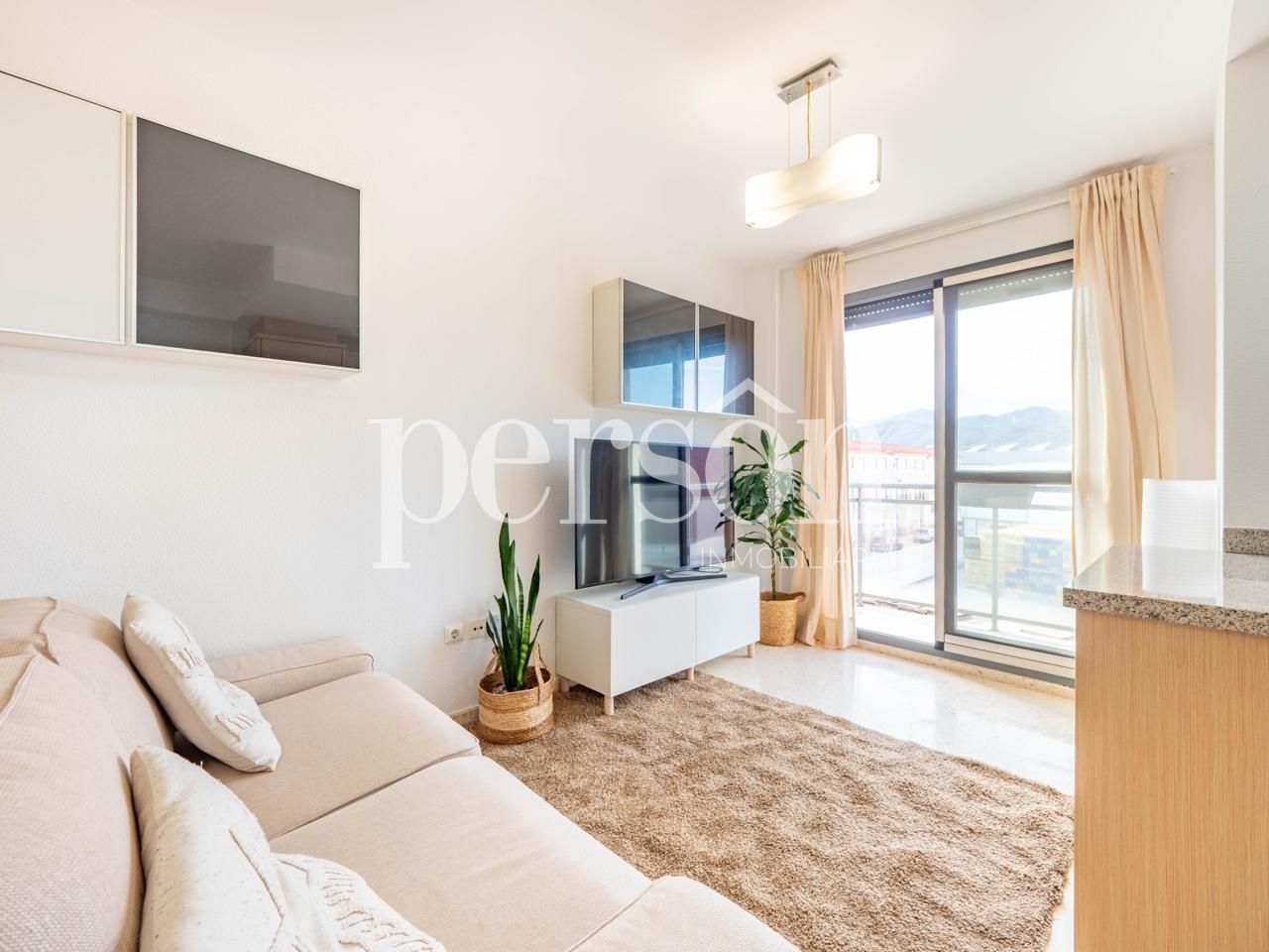 Sala de estar de Piso en venta en Xeresa con Aire acondicionado, Terraza y Amueblado
