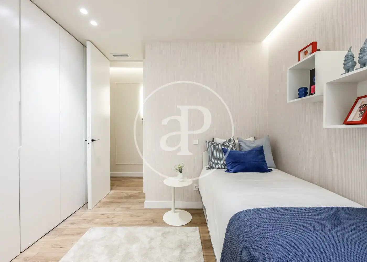 Schlafzimmer von Wohnung zum Verkauf in Madrid mit Klimaanlage, Heizung und Möbliert