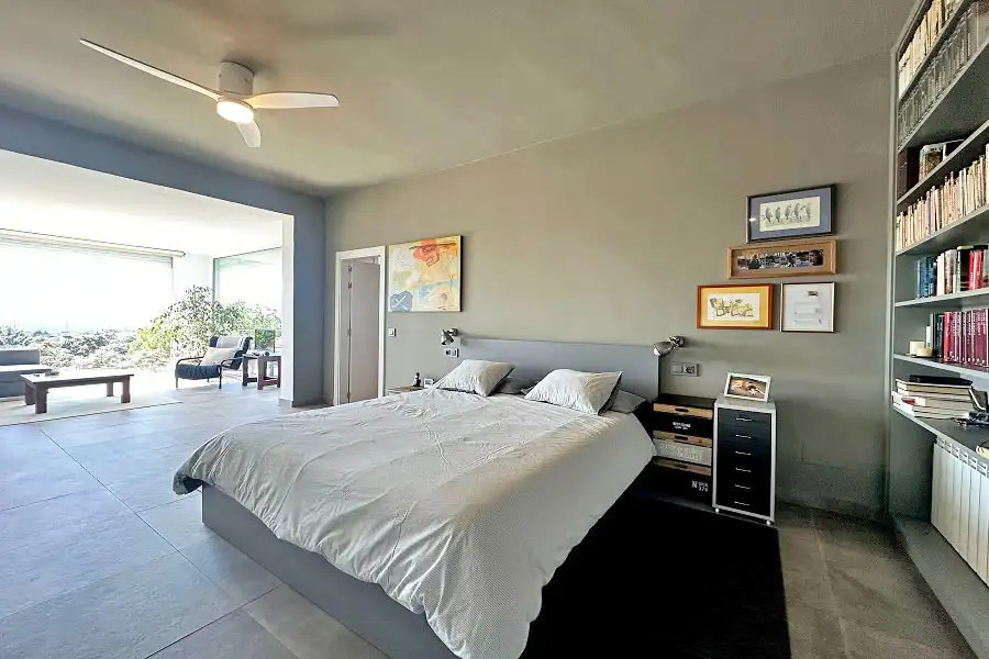 Bedroom of Houses for sale in Hoyo de Manzanares  with Air Conditioner, Heating and Private garden