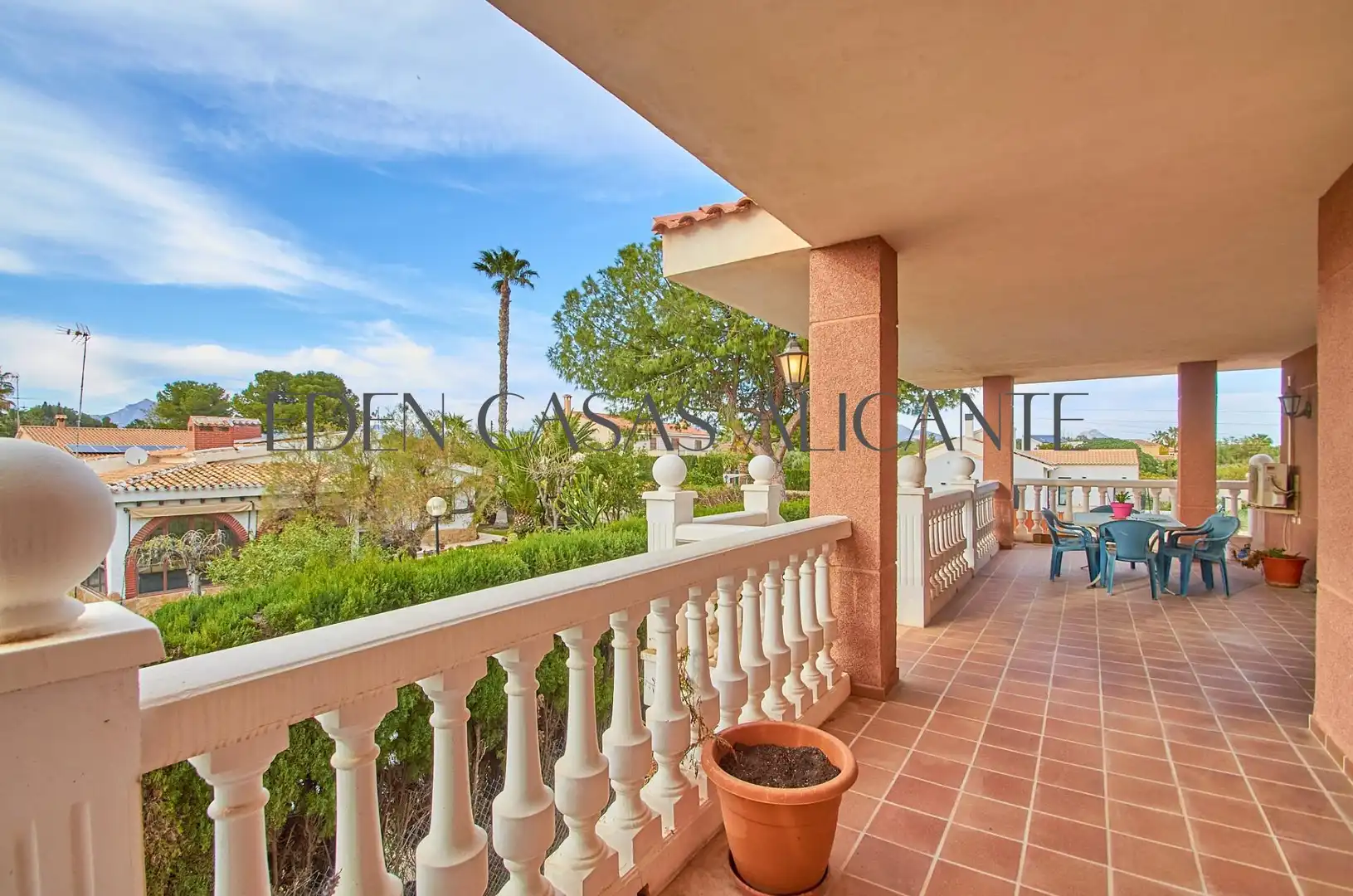 Terraza de Casa o chalet en venta en Mutxamel con Aire acondicionado, Jardín privado y Terraza