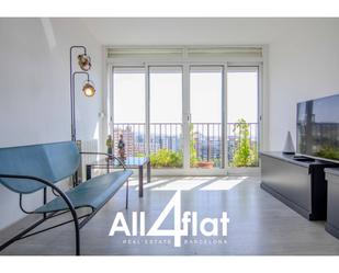 Balcony of Flat to rent in  Barcelona Capital  with Parquet flooring, Furnished and Balcony
