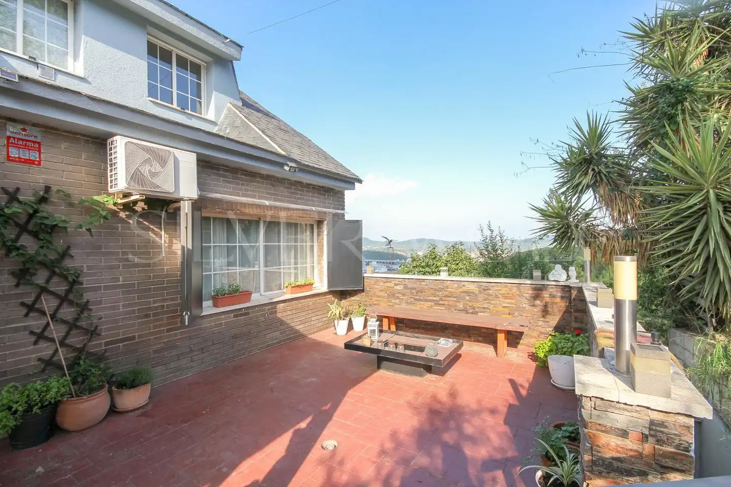 Terraza de Casa o chalet en venta en Cervelló con Aire acondicionado, Calefacción y Jardín privado
