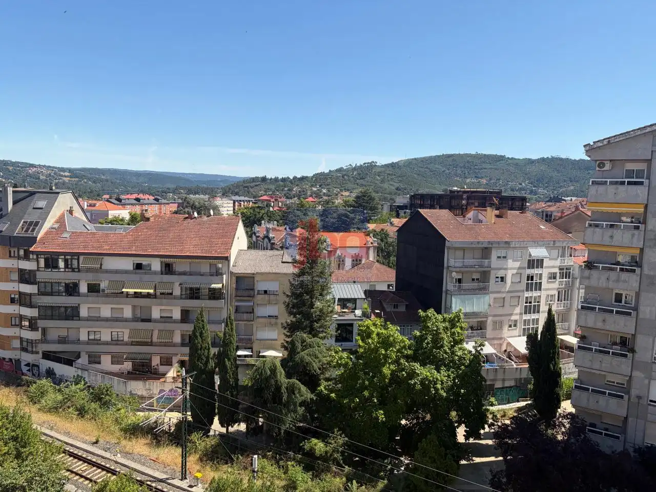 Vista exterior de Pis de lloguer en Ourense Capital  amb Calefacció i Parquet