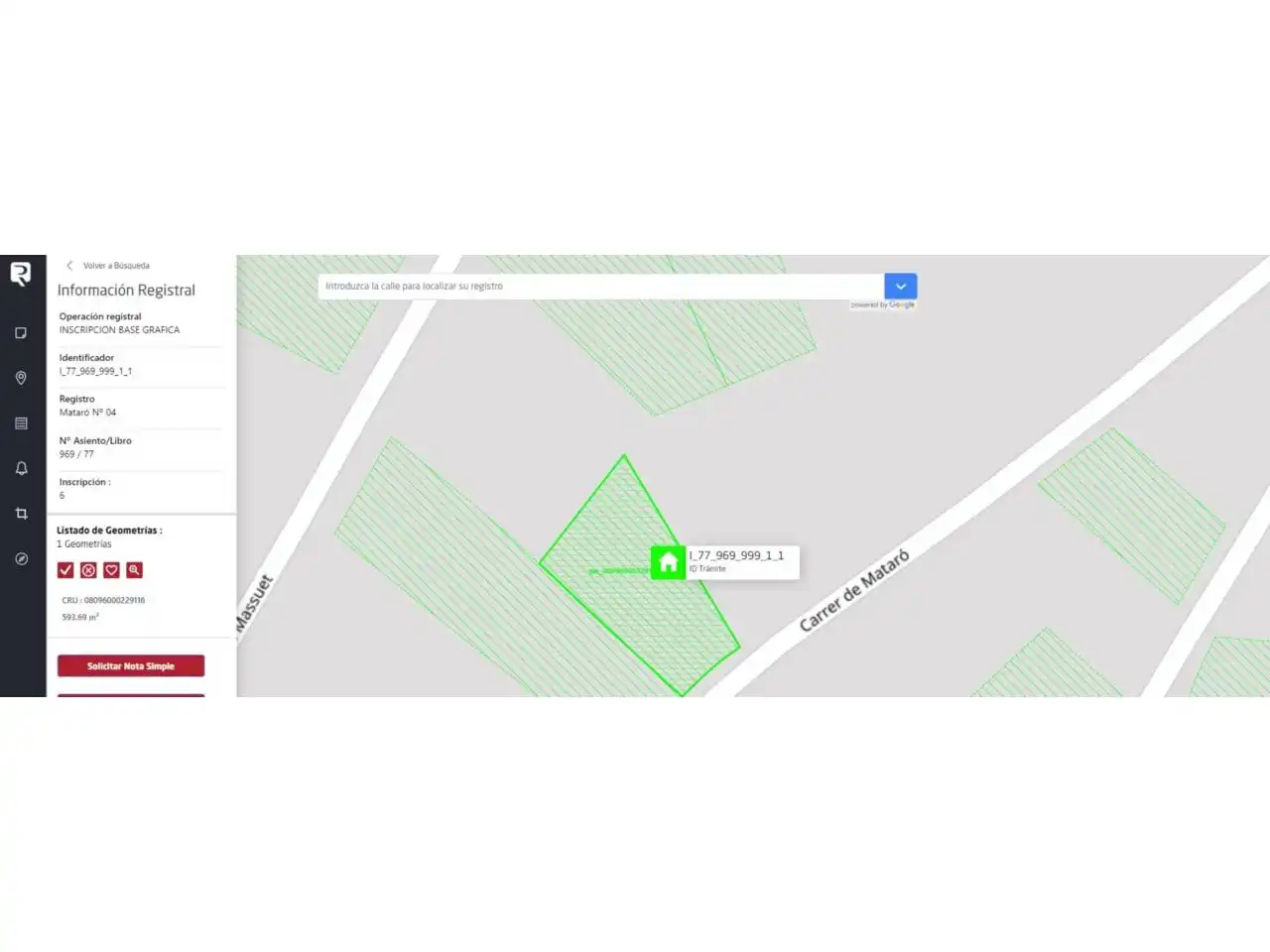 Terreno en venta en Calle Mataró, 27, Can Massuet del Far