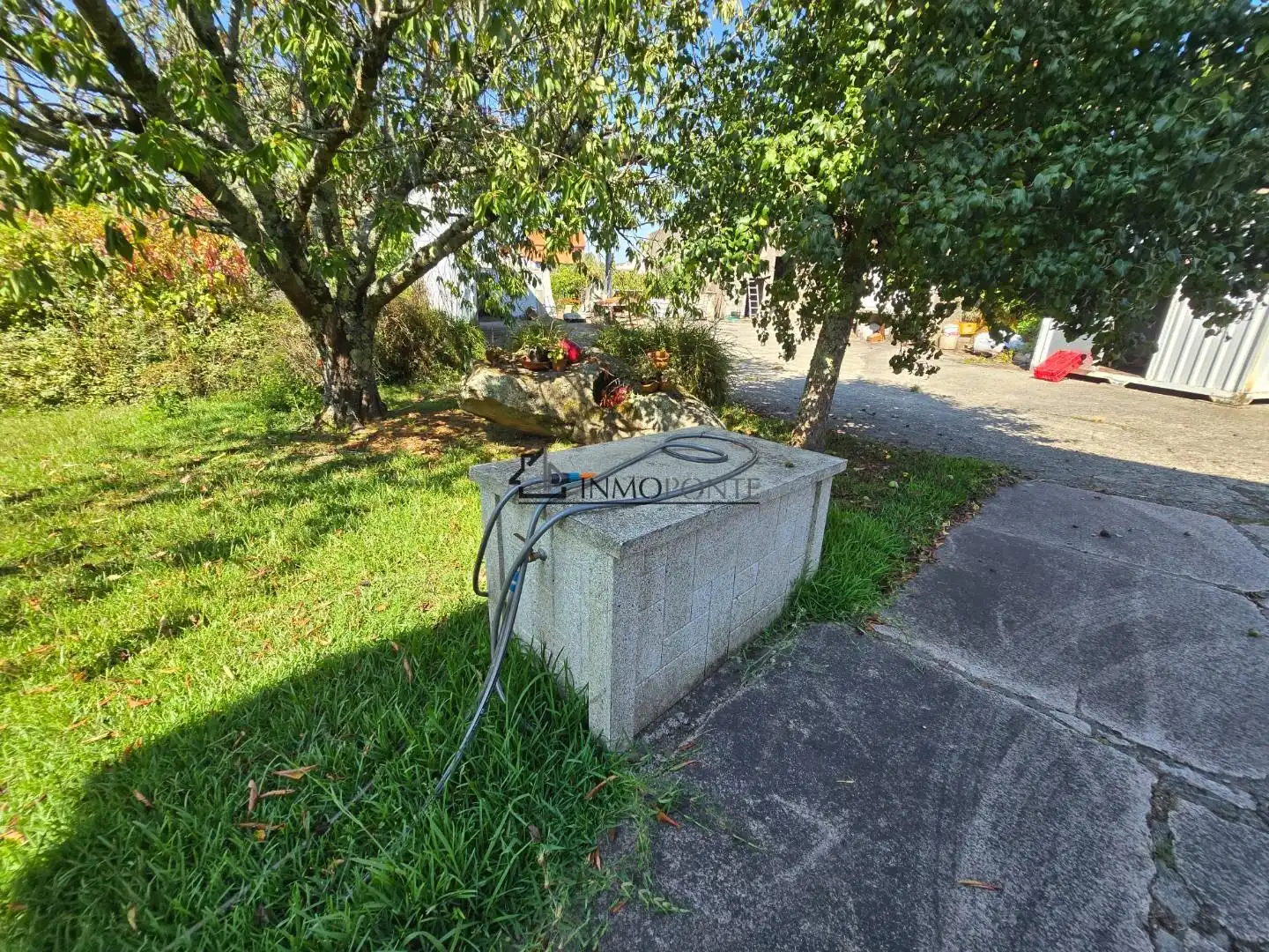 Vista exterior de Casa o xalet en venda en Valga amb Calefacció, Jardí privat i Terrassa
