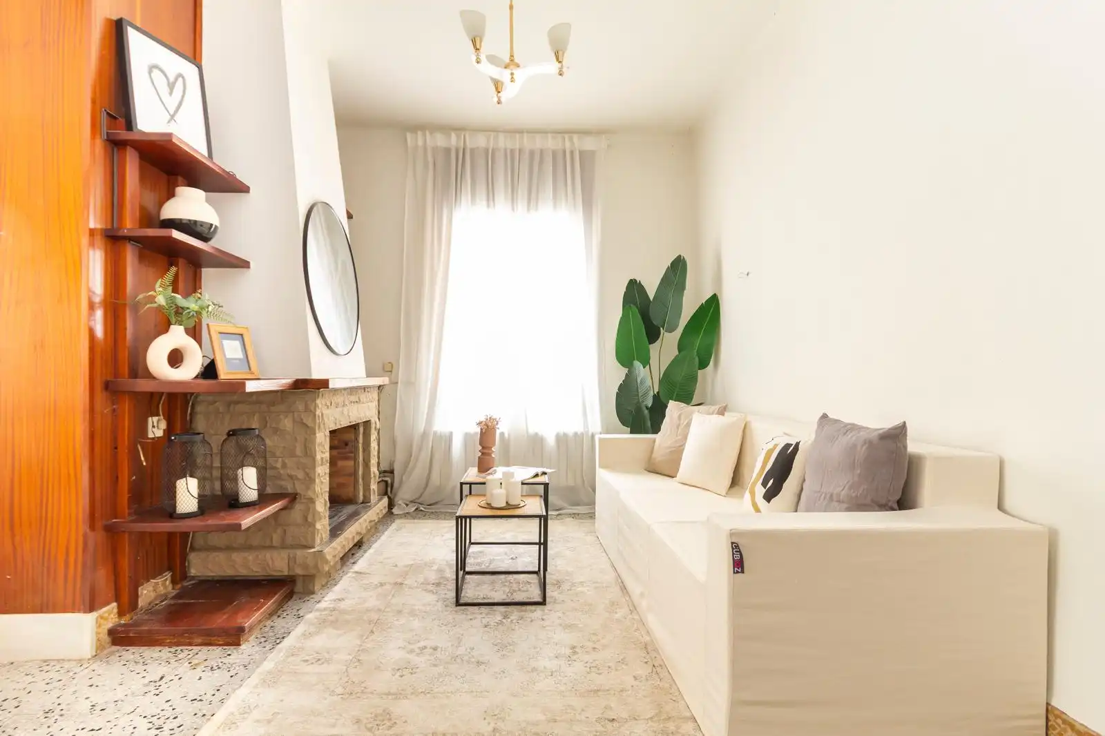 Sala de estar de Piso en venta en Terrassa