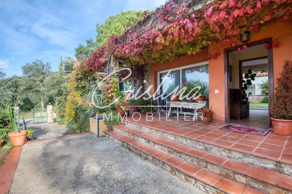 Vista exterior de Casa o chalet en venta en Santa Cristina d'Aro con Calefacción, Jardín privado y Terraza