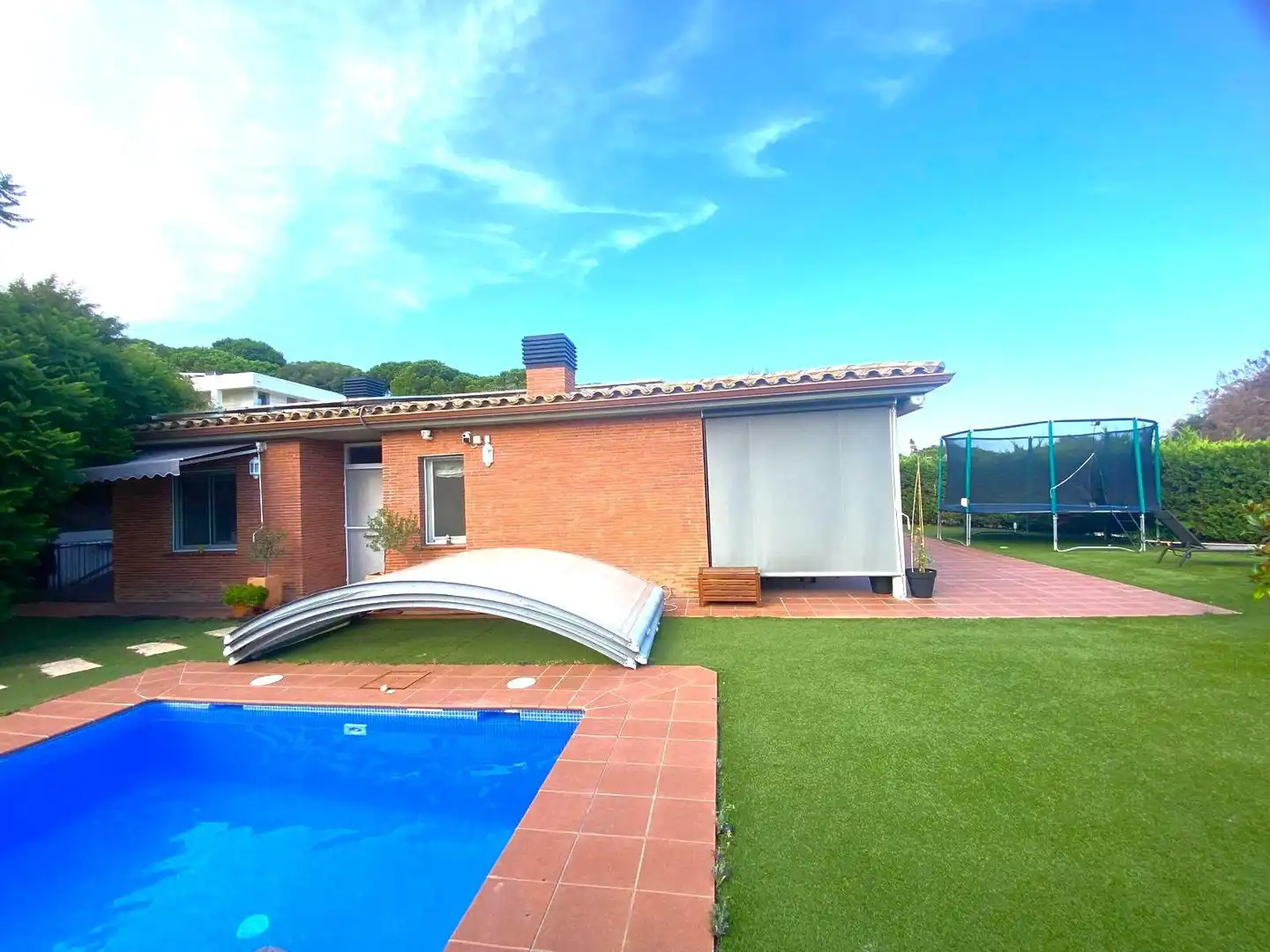 Garten von Haus oder Chalet zum Verkauf in Sant Vicenç de Montalt mit Klimaanlage, Heizung und Privatgarten