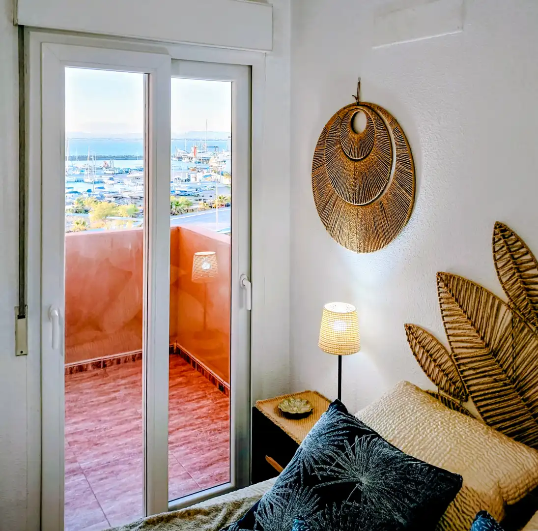 Bedroom of Apartments for sale in La Manga del Mar Menor  with Air Conditioner, Heating and Terrace