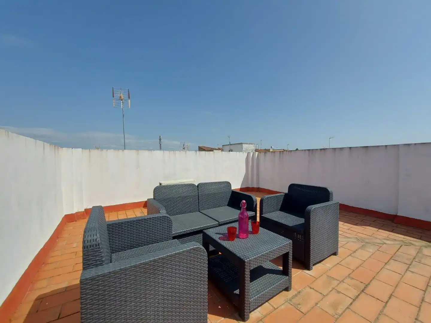 Terrace of Flat for sale in Brenes  with Air Conditioner, Storage room and Balcony