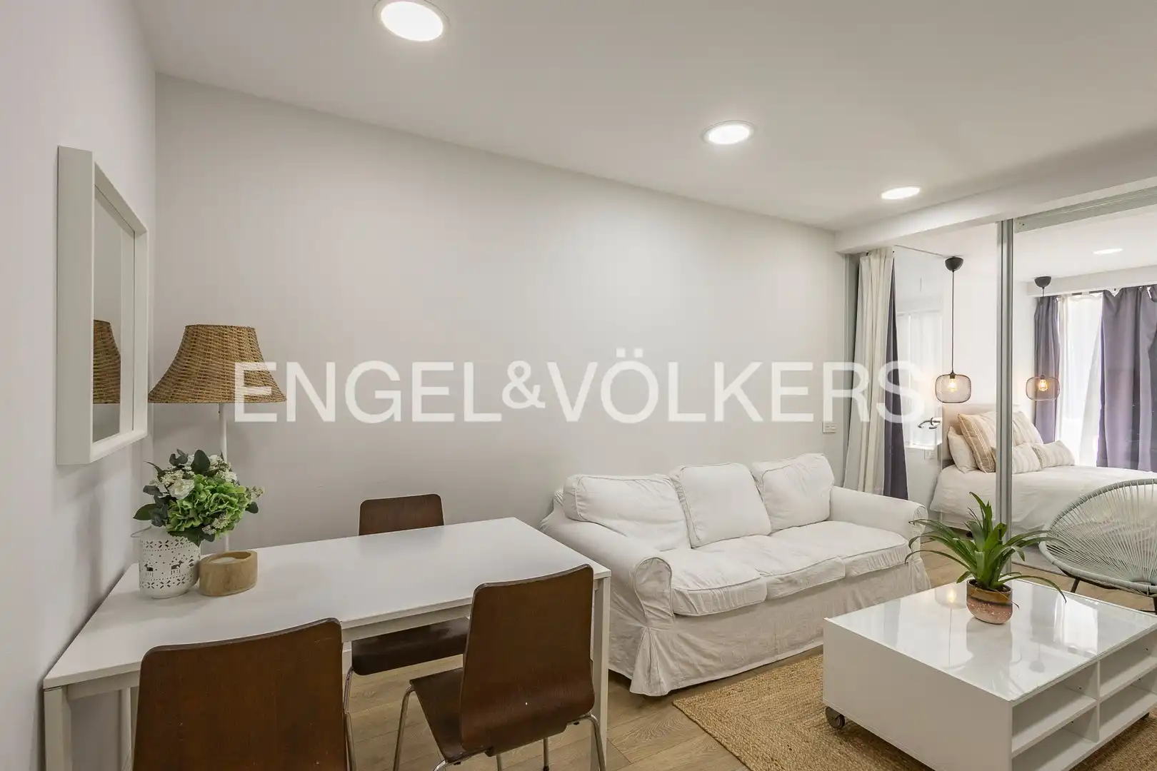 Sala de estar de Casa o chalet de alquiler en Barcelona con Aire acondicionado, Calefacción y Jardín privado