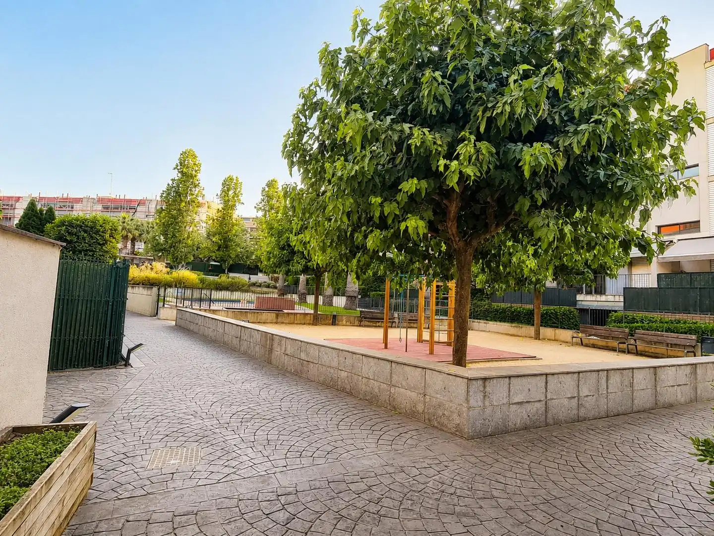 Terrace of Flat for sale in Sentmenat  with Air Conditioner, Heating and Parquet flooring