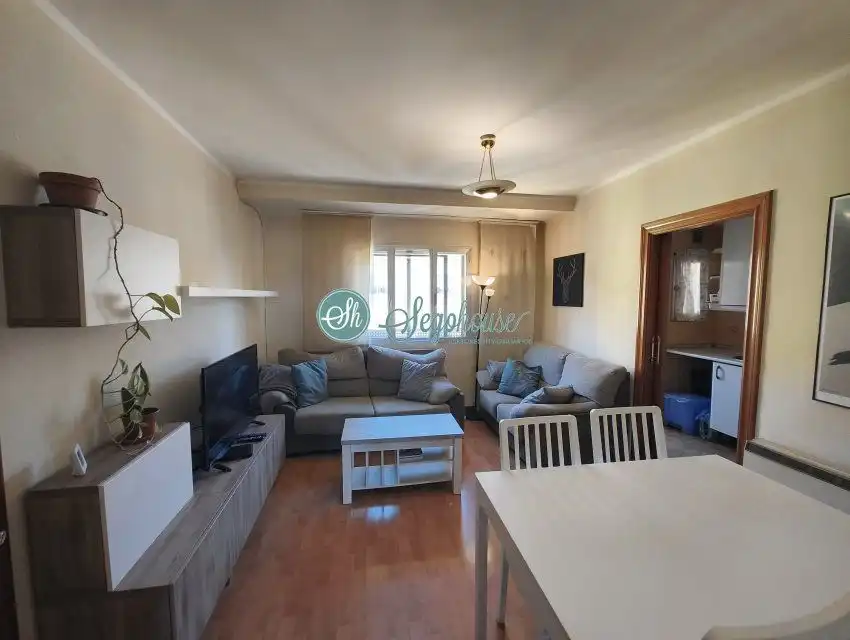 Sala de estar de Piso en venta en Segovia con Calefacción, Parquet y Terraza