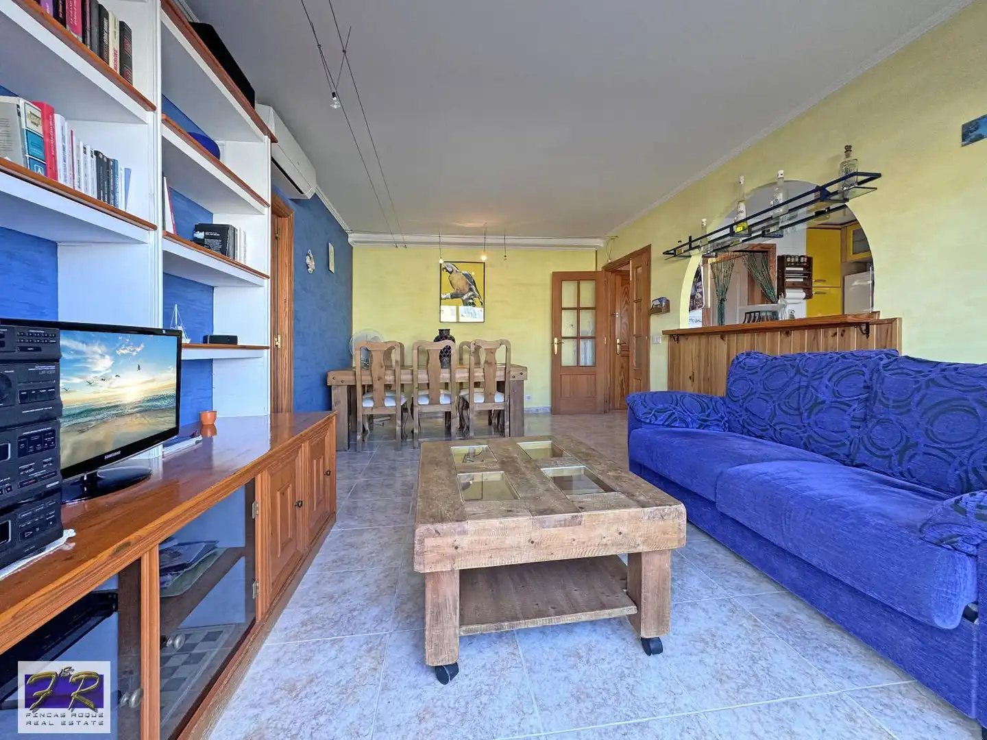 Living room of Attic for sale in Alcúdia  with Air Conditioner, Terrace and Furnished