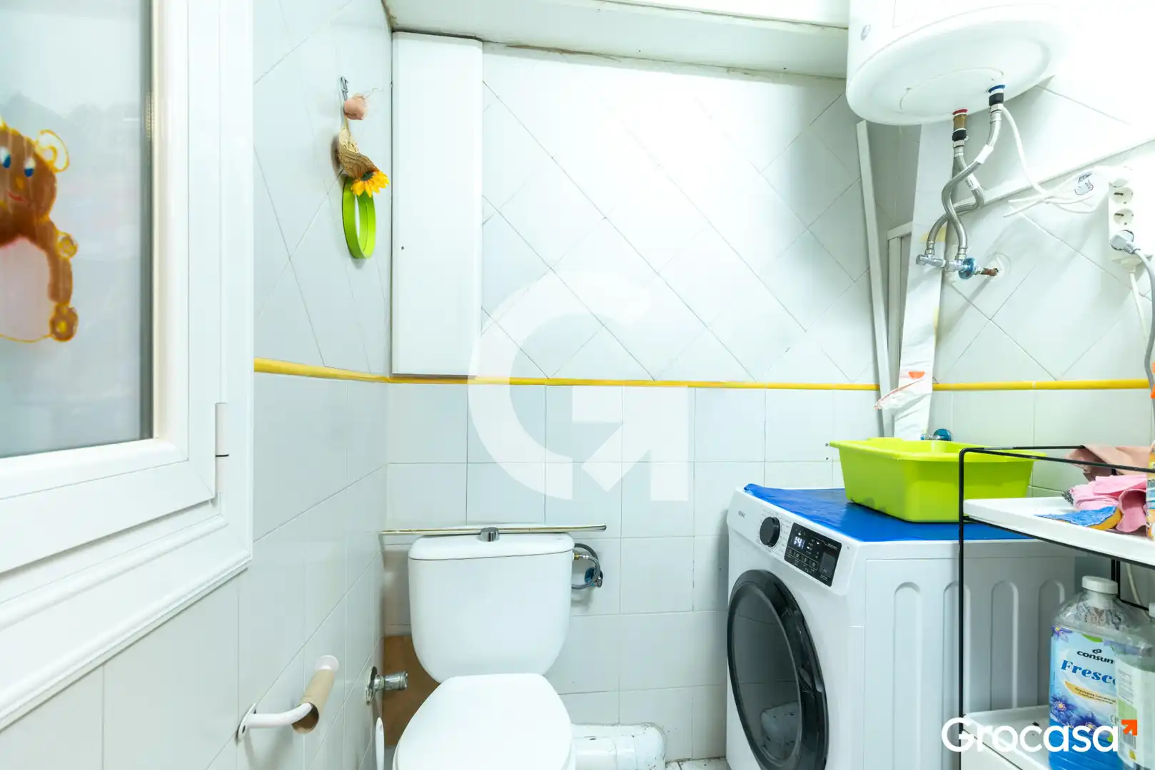 Badezimmer von Wohnung zum Verkauf in Sant Just Desvern mit Klimaanlage, Heizung und Schwimmbad