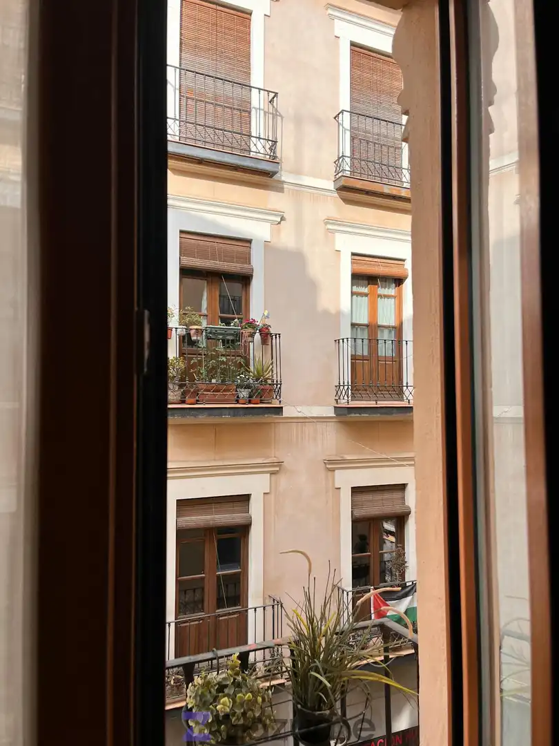 Balcony of Flat for rent in Granada  with Air Conditioner, Heating and Washing machine