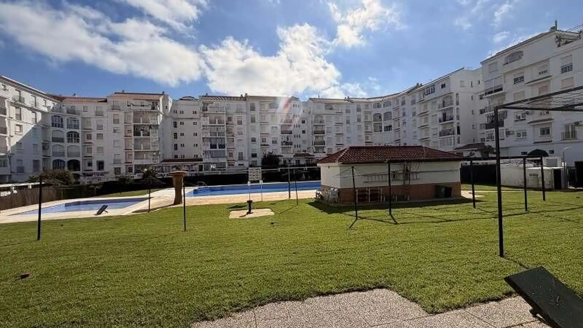 Vista exterior de Apartamento en venta en Cartaya con Jardín privado, Terraza y Amueblado