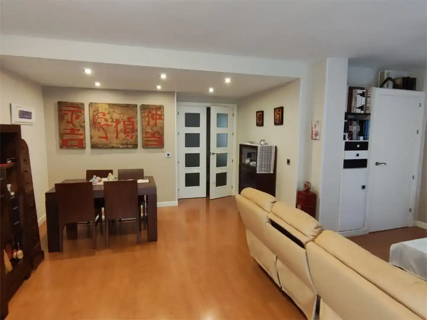 Sala d'estar de Casa adosada en venda en  Melilla Capital amb Aire condicionat i Terrassa
